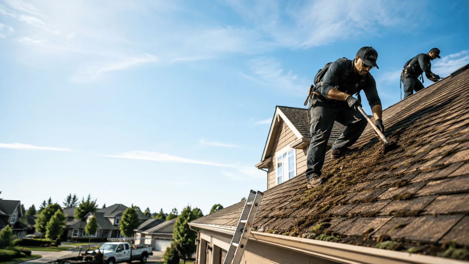 Roof Moss Removal in Tyndall, SD near me
